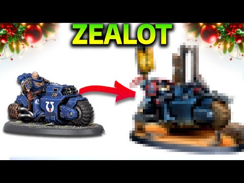 Kitbashing The Zealot Outrider - The Most Faithful Black Templar