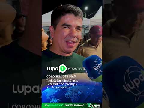 CORONEL JOSÉ DIAS Prefeito de Dom Inocêncio,Fernandinho, prestigia a II Expo Capivara: