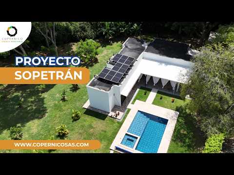 Proyecto de energía solar en Sopetrán de 4.9 kWp