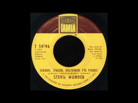 Signed, Sealed, Delivered I'm Yours - Stevie Wonder (1970)