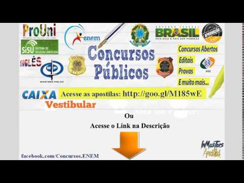 Concursos Abertos - Apostilas Atualizadas 2015