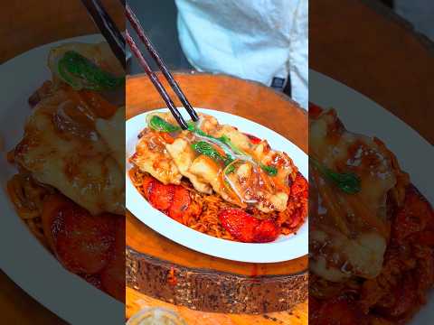 难以想象，这一口下去有多么销魂！#路边摊美味  #delicious #streetfood #cooking #ramen