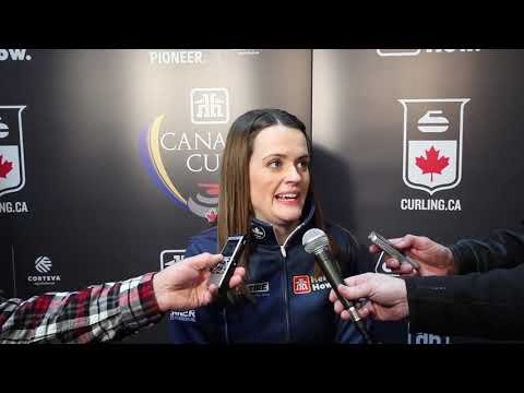 2019 Home Hardware Canada Cup - Media Scrum - Draw 6