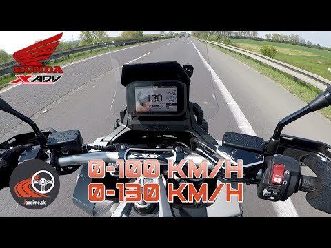 HONDA X-ADV zrýchlenie  0-100 km/h - 130 km/h - ? km/h