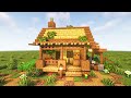 EASY Bamboo House In Minecraft! [Tutorial]