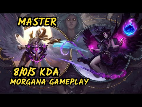 MSF.P Neon (MORGANA) vs DRAVEN - 8/0/5 KDA BOTTOM ADC GAMEPLAY - EUW Ranked MASTER