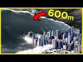 The Biggest TSUNAMIS In History 3D Comparison