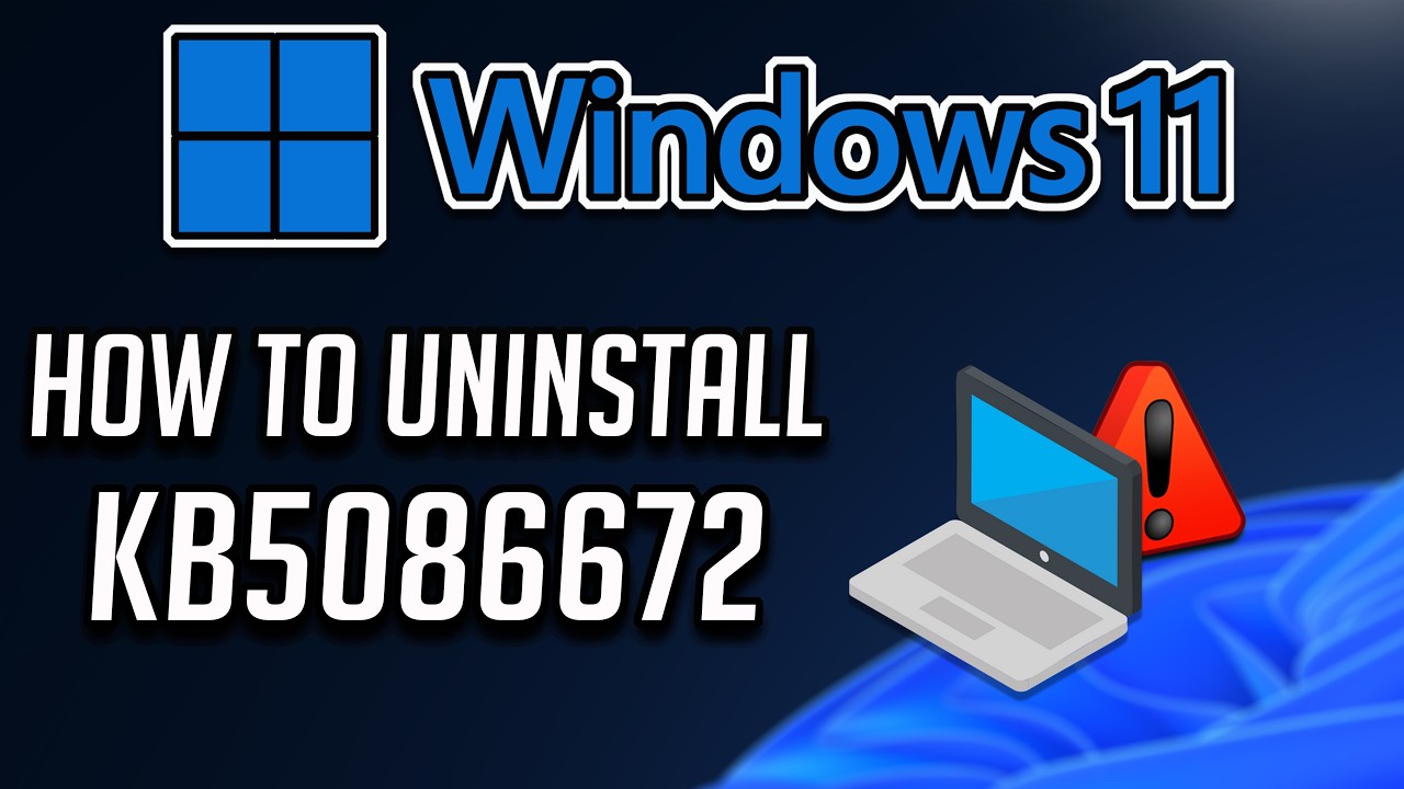How To Uninstall KB5086672 Update on Windows 11