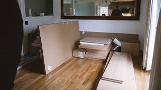 IKEA Sektion Kitchen Cabinet Delivery Timelapse