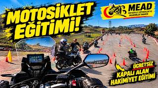 Motosiklet Eğitimi Neden Şart? 🏍️ MEAD Kapalı Alan Hâkimiyet Eğitimi