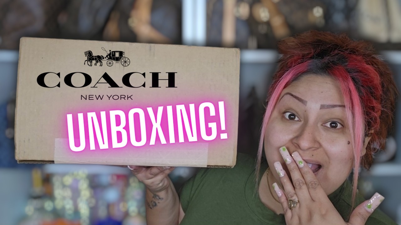I Bought Another Coach Patchwork Plaza 25✨️💕 Unbox With Me!