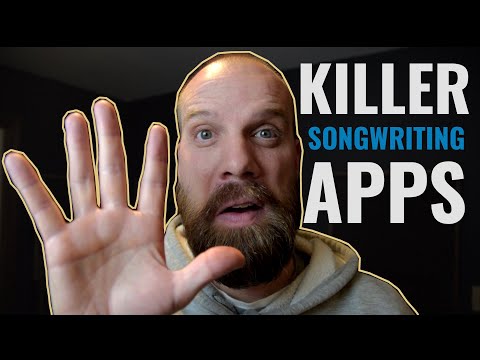 5 Great Apps for SONGWRITING | How to write a song ON THE GO