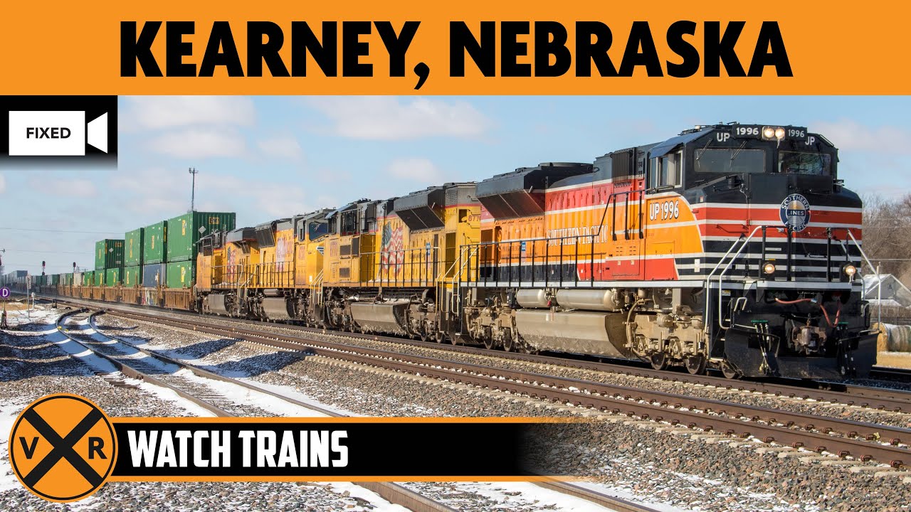 Live webcam view of Kearney West Union Pacific Rail Crossing