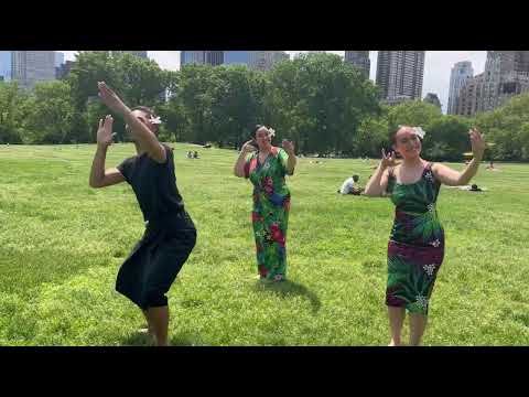 La’u Samoa Siva in Central Park New York