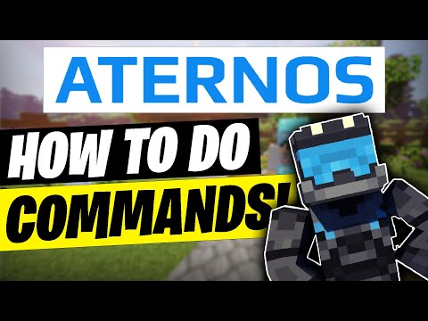 ATERNOS Minecraft Commands! (Aternos tutorials 2021)