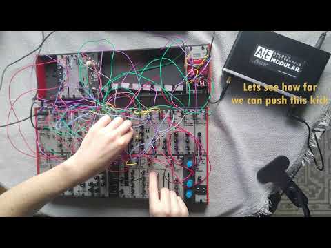 Modular Industrial Techno with AE Modular - Distorted Kicks and Topographic Leads