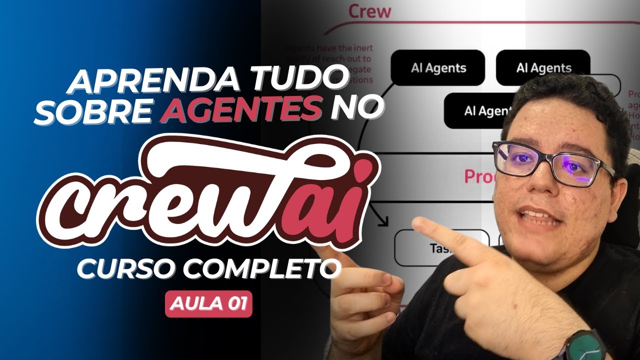 AGENTES E MULTI-AGENTES NO CREW AI: Curso Completo #AULA01