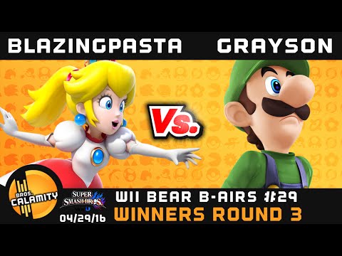 WBB #29 | FSG|BlazingPasta (Peach) vs Grayson (Luigi, Ness) - Winners Round 3 - Sm4sh Singles