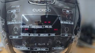 Instructions for using Cuckoo rice cooker code HUF10BS