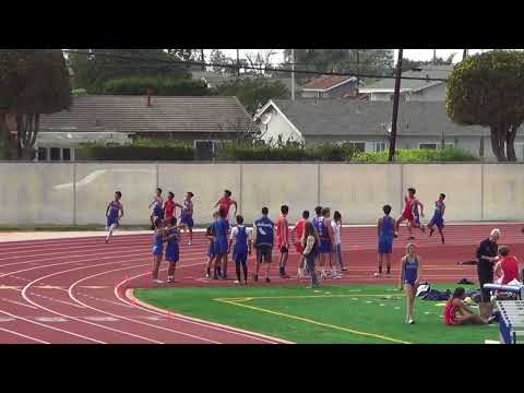 FSB 200m Heat 1 vs Fountain Valley 3-21-18 - Los Alamitos Boys