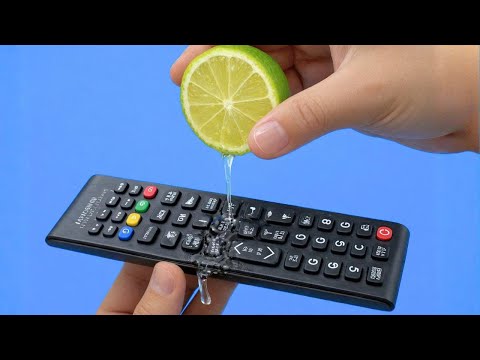 Use a Regular LEMON! Fix All TV Remotes in Your Home in Just 1 Minute! 😱