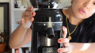 HARIO V60 Electric Coffee Grinder (EVCG-8B-E) - відео 1