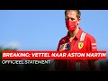 BREAKING: Sebastian Vettel in 2021 naar Aston Martin