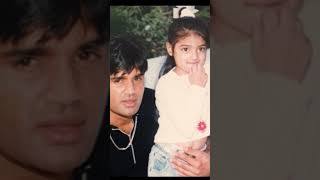 Suniel Shetty with cute Daughter Athiya Shetty 💫❤️🥰 Son-in-law KL Rahul ❤️ #sunilshetty #shorts