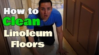 How To Clean Linoleum Floors | Remove Buildup | Clean With Confidence
