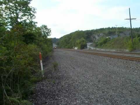Nickel Plate Road steam locomotive #765 on former PRR Mainline 8-13-2012