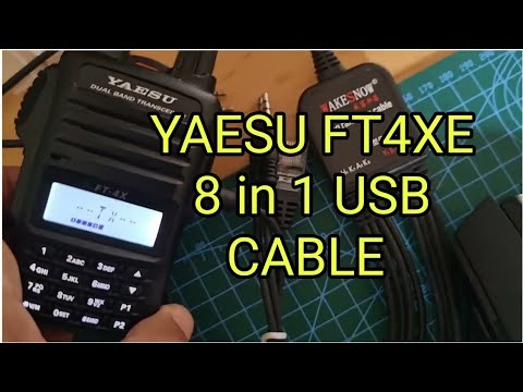 8 in 1 Programming Cable - YAESU FT4XE - Chirp