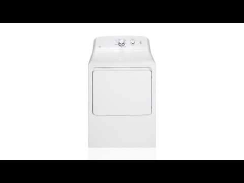 GE 7.2-cu ft Electric Dryer (White)
