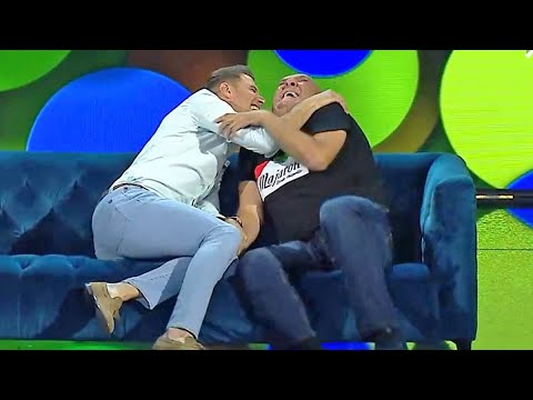 Joaquín y el Comandante Lara la lían con Bertín Osborne y El Sevilla en el mejor duelo de chistes