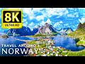 Norway 8K Ultra HD Drone Video - Mountains And Landscapes With Relaxing Music