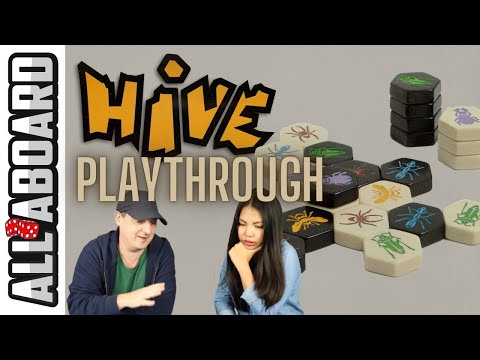 HIVE | Board Game | 2-Player Playthrough | Battle of the Insects - YouTube