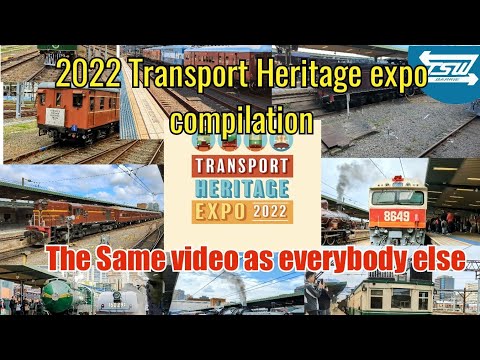 Transport Heritage Expo 2022 comp steam electric & diesel trains