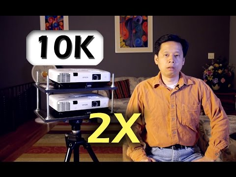 DIY cheap way to build 10,000 lumens large venues projector