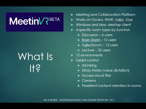 MeetinVR overview