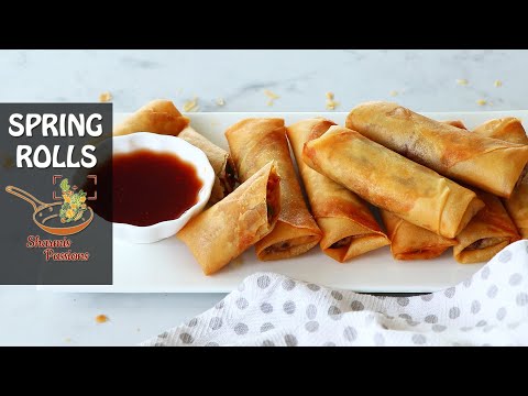 Spring Rolls Recipe | Veg Spring Rolls Recipe