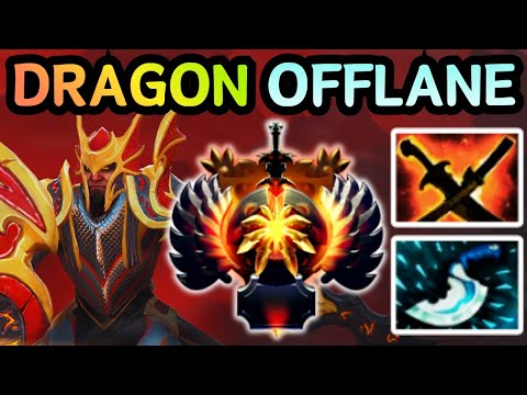 🔥 OFFLANE GAMEPLAY WITH MAX TANK AND DAMAGE DRAGON KNIGHT | DOTA 2 GAMEPLAY 🔥