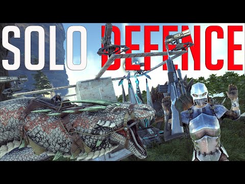 How I SOLO Defended For 3 HOURS Till My Tribe Got ONLINE! - ARK