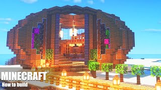 MINECRAFT:AQUARIUM RESTAURANT TUTORIAL| How to build minecraft