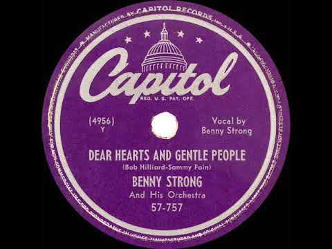 1950 Benny Strong - Dear Hearts And Gentle People