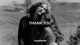 Led Zeppelin - Thank you (Lyrics/sub)