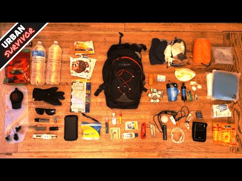 My Urban Get Home Bag! 50+ Miles, 3+ Days (🎒+💧+🔦+🔥+🍫+📻)