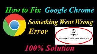 Download lagu How to Fix Google Chrome Oops - Something Went Wrong Error in Android &Ios - Please Try Again Later mp3 Download lagu How to Fix Google Chrome Oops - Something Went Wrong Error in Android &Ios - Please Try Again Later mp3