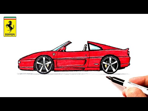 Как нарисовать феррари видео Как нарисовать феррари видео