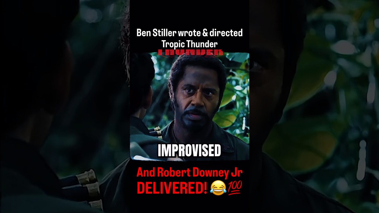 Comment your favourite line from this film 👀😅 #tropicthunder #robertdowneyjr #benstiller #comedy