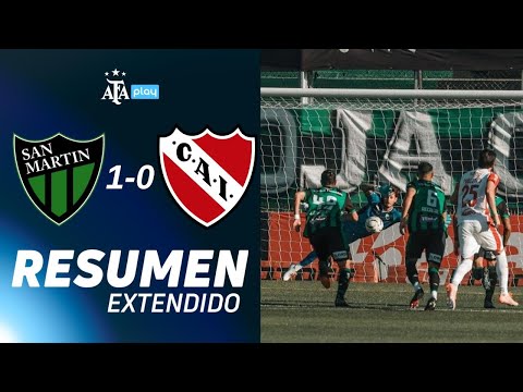 San Martín San Juan 1 vs 0 Independiente- | #TorneoClausura2025 | Resumen extendido |`Fecha 13