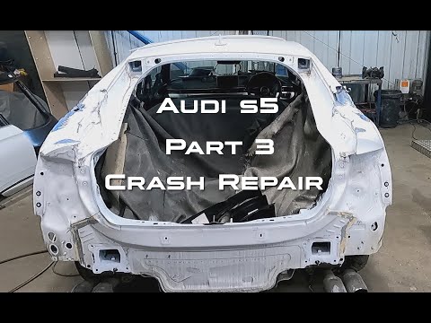 Audi S5 crash repair part3